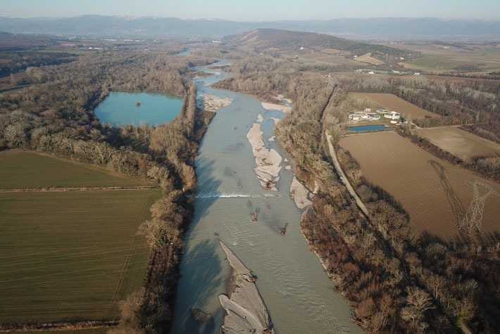 La Drôme après la crue de février 2019